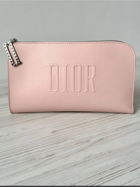 Dior Handbags - Dior Cosmetic Makeup Bag Pouch Cream